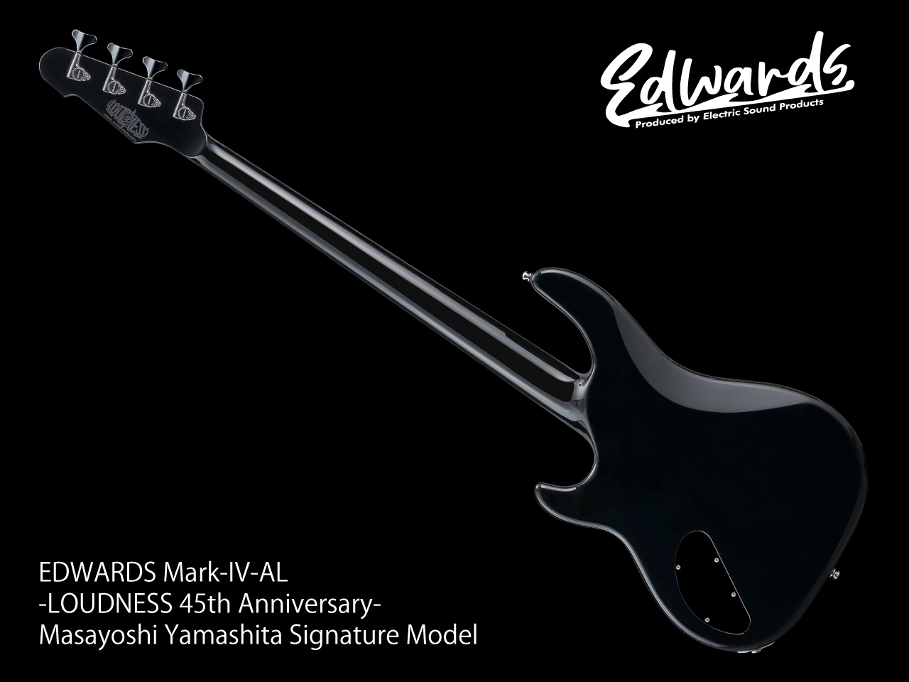 【期間限定・20本完全受注生産】EDWARDS(エドワーズ) Mark-IV AL (Alder Body)  -LOUDNESS 45th Anniversary- Masayoshi Yamashita Signature Model - 2