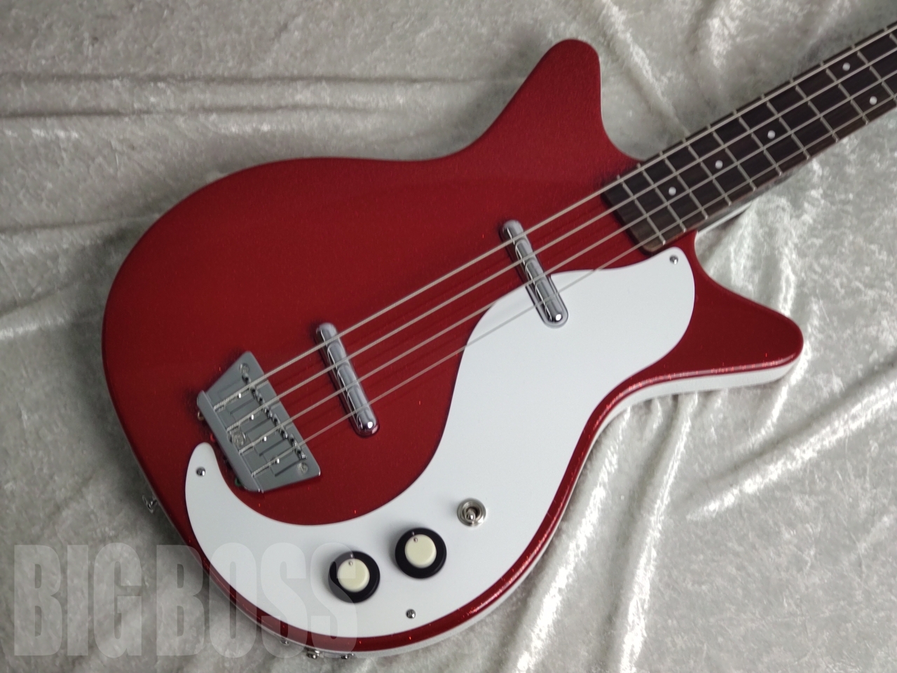 【即納可能】Danelectro(ダンエレクトロ) 59DC LONGSCALE BASS / METALFLAKE RED お茶の水駅前店(東京)