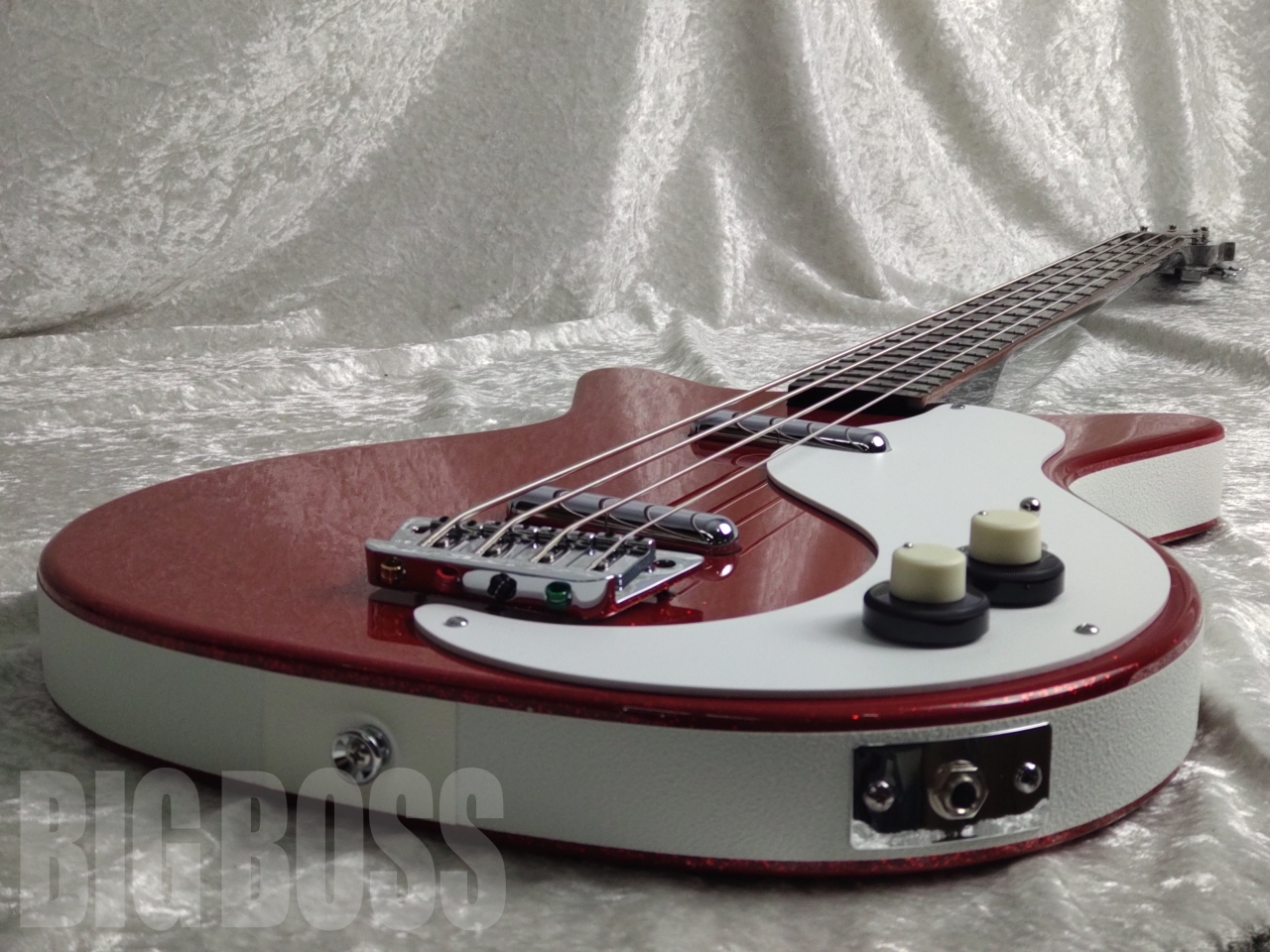 【即納可能】Danelectro(ダンエレクトロ) 59DC LONGSCALE BASS / METALFLAKE RED お茶の水駅前店(東京)