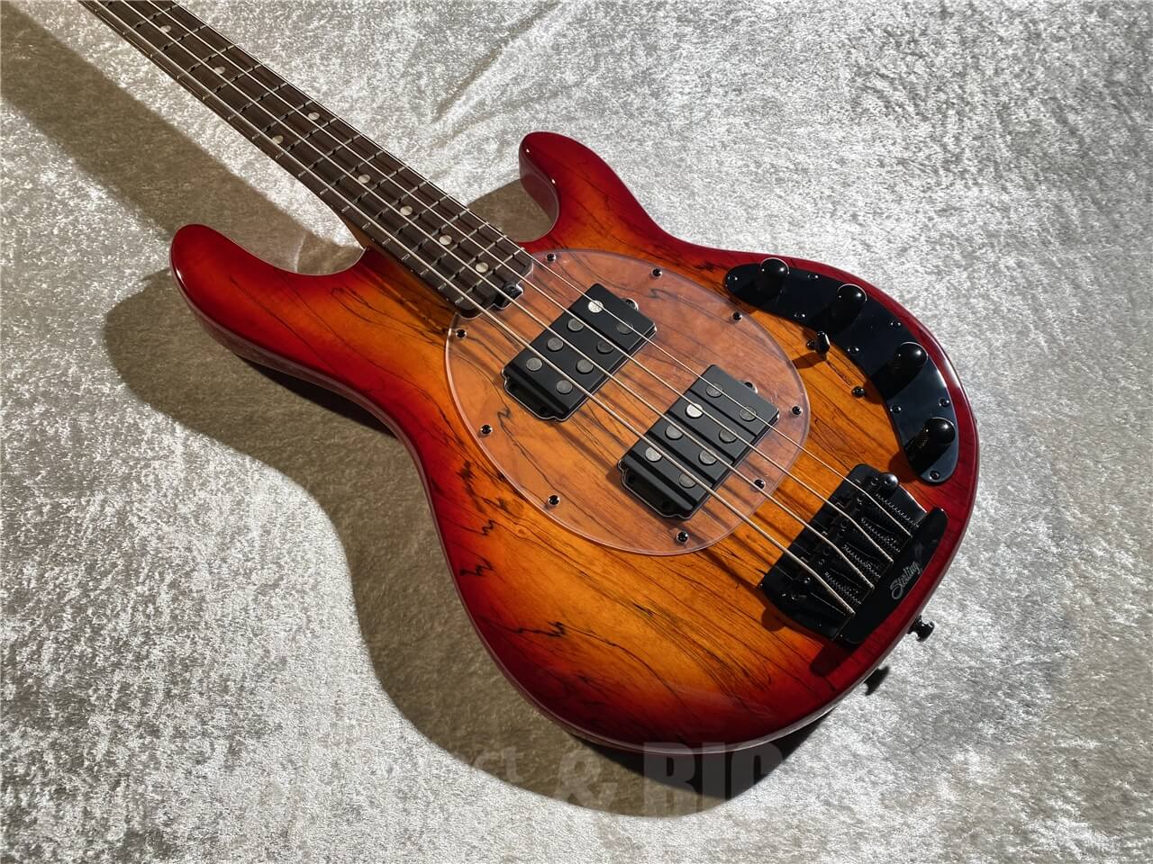 【即納可能】Sterling by MUSIC MAN(スターリンバイミュージックマン) STINGRAY RAY34  HH Spalted Maple Top (Blood Orange Burst) 札幌店 - 10
