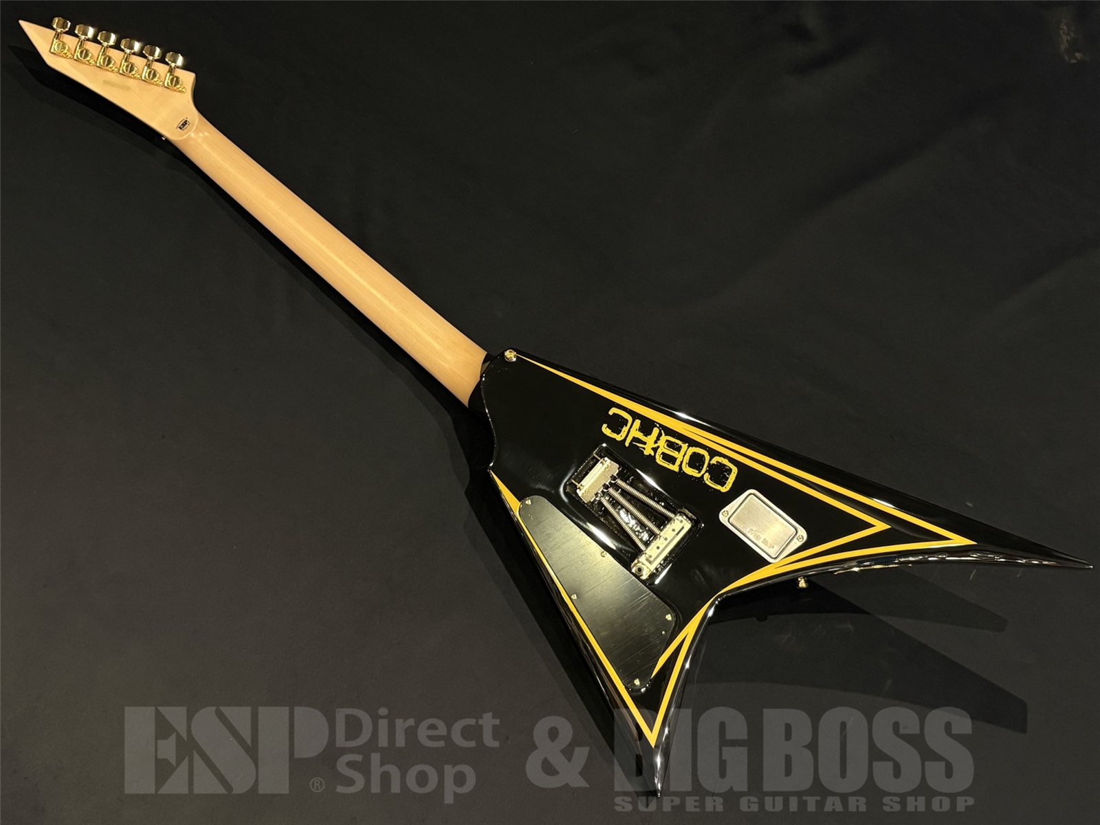 【即納可能】EDWARDS(エドワーズ) E-ALEXI KATAKANA / Black with Yellow Pinstripe (Alexi Laiho Model) 京都店 - 8