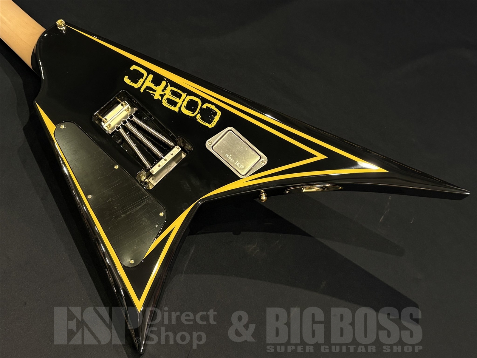 【即納可能】EDWARDS(エドワーズ) E-ALEXI KATAKANA / Black with Yellow Pinstripe (Alexi Laiho Model) 京都店 - 9