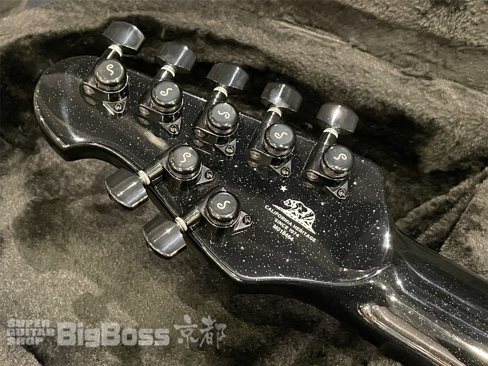 【即納可能】MUSIC MAN(ミュージックマン) MJ7 E Majesty 7-String / Black Frosting 【John Petrucci Model!】 京都店