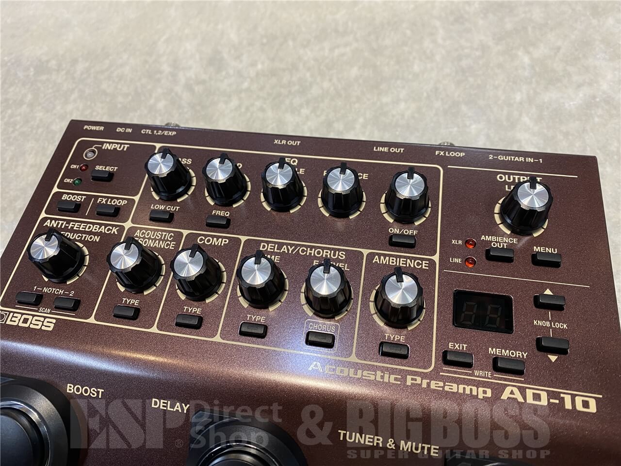 【即納可能/OUTLET/大決算セール】BOSS(ボス) AD-10 (アコースティックギター用プリアンプ/マルチエフェクター) 札幌店 - 2