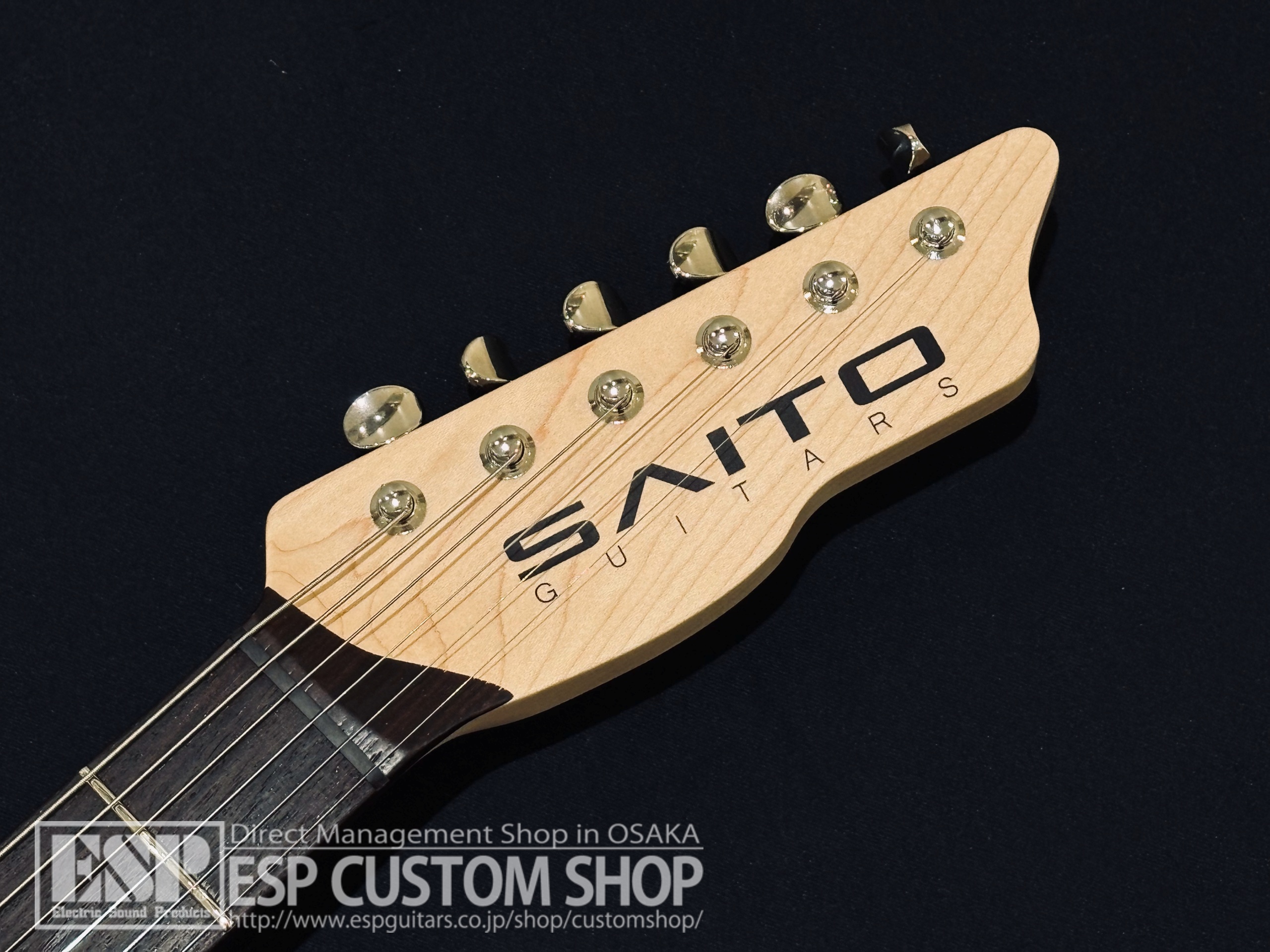 【即納可能/アウトレット】SAITO GUITARS S-622CS Heritage / Black/Mint Green 大阪店 - 5