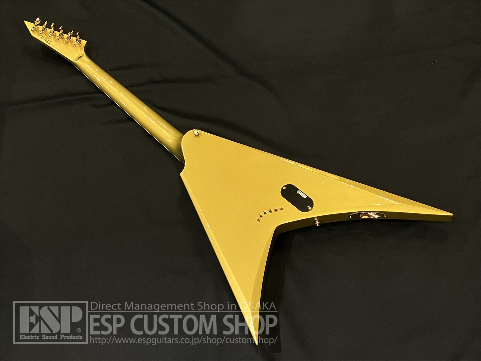 【即納可能/中古品】LTD(エルティーディー) KH-V / Metallic Gold (METALLICA  Kirk Hammettモデル) 大阪店 - 5