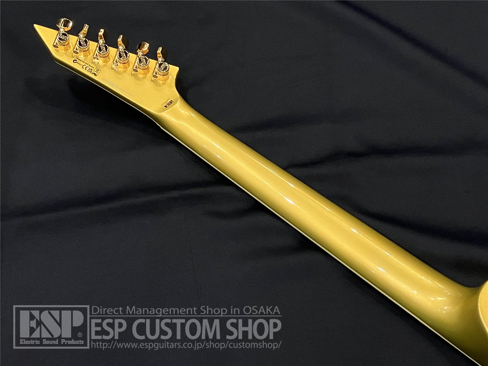 【即納可能/中古品】LTD(エルティーディー) KH-V / Metallic Gold (METALLICA  Kirk Hammettモデル) 大阪店 - 7