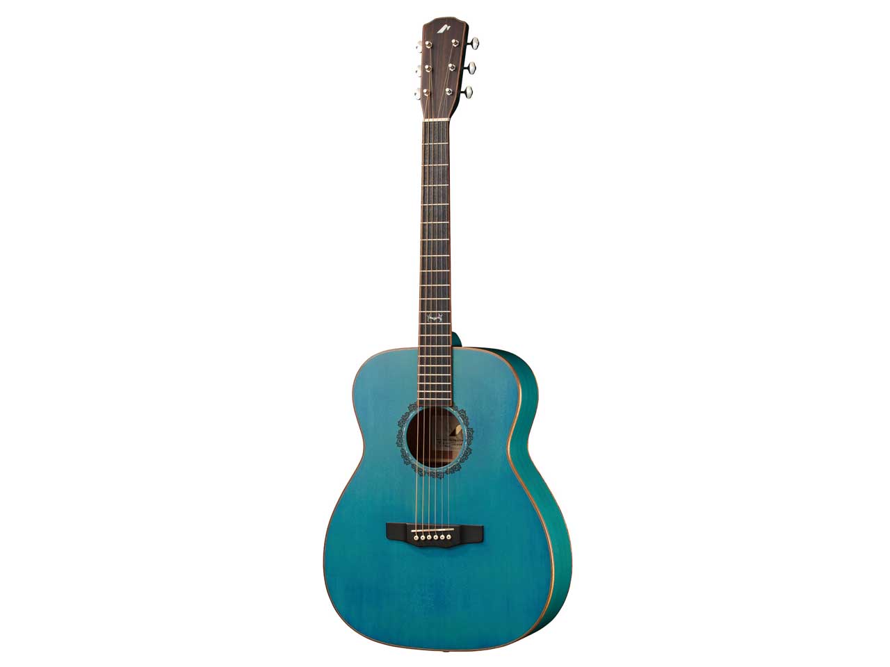 安心の定価販売】 MORRIS Handmade Premium Series FLB-80 TQB 新品 モーリス 国産 Turquoise  Blue,ターコイズブルー,青 Acoustic Guitar,アコースティックギター,Folk Guitar,フォークギター 