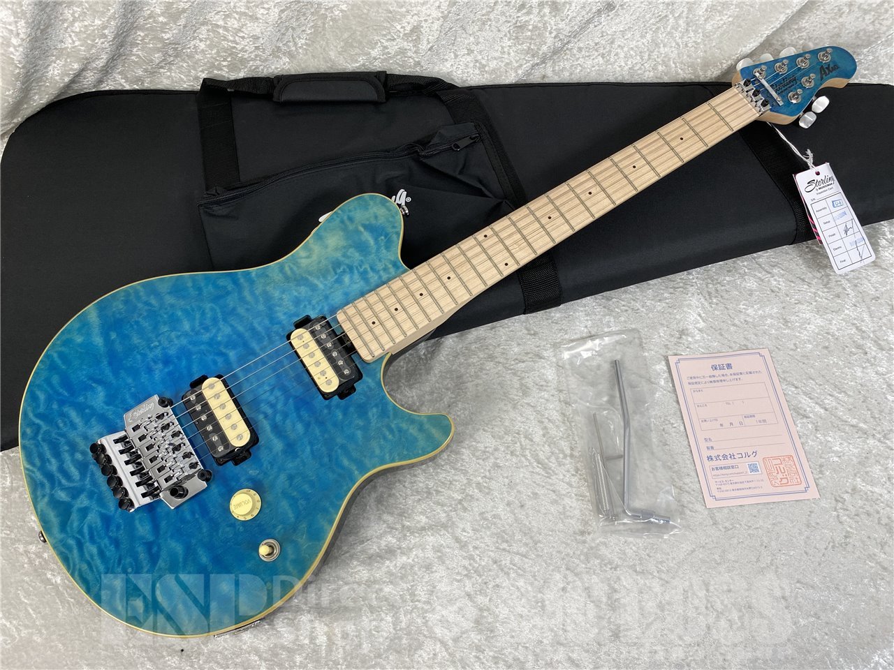 【即納可能】Sterling by MUSICMAN(スターリン バイ ミュージックマン) AXIS AX40-TGO-M / Trans Blue お茶の水駅前店(東京) - 11