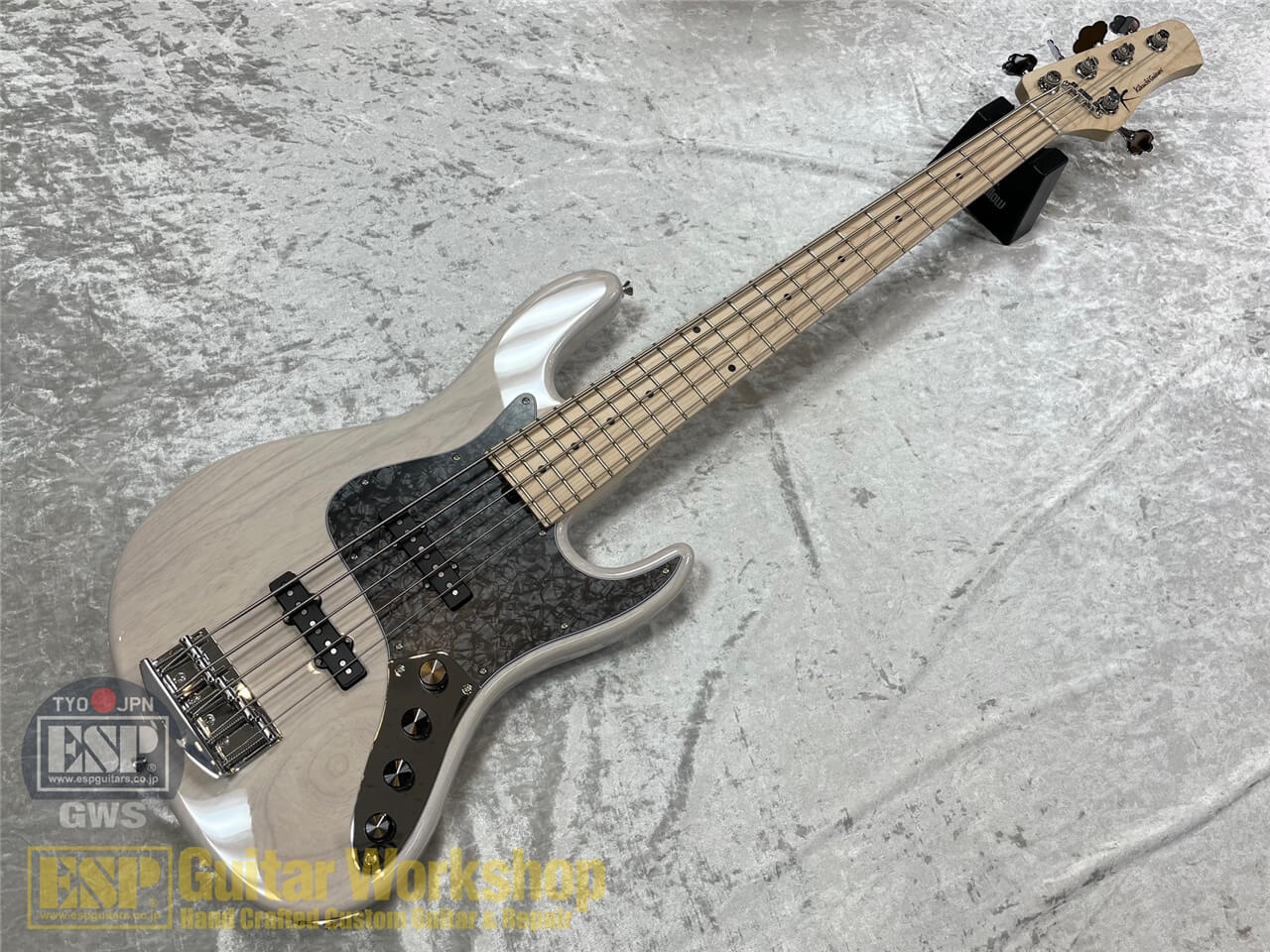 【即納可能】Kikuchi Guitars  Hermes MV5 / Trans White / Black Pearl  GWS