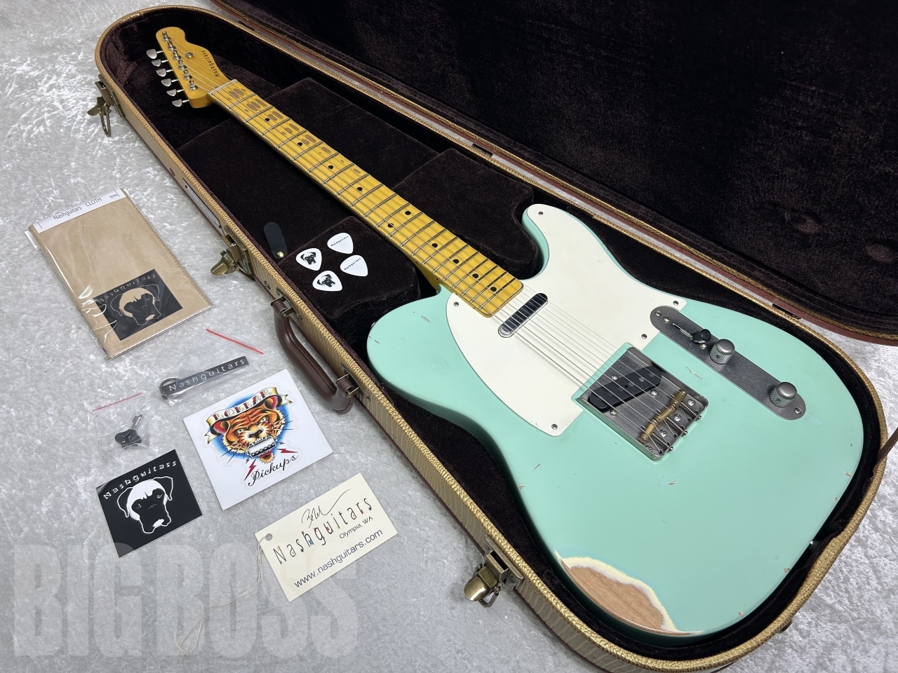 【即納可能】Nash Guitars(ナッシュギターズ) T-57/Alder/AM-890 (Surf Green) お茶の水駅前店(東京)