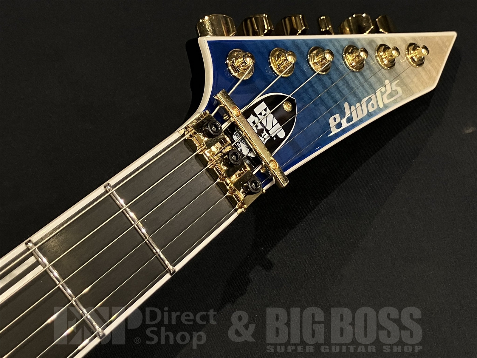 【即納可能】EDWARDS(エドワーズ) E-HORIZON-CTM 50TH / Black Aqua Burst C / Blue Pearl Back 京都店 - 6