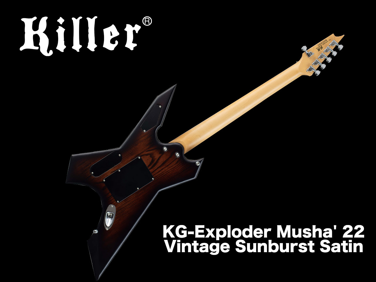 【受注生産】Killer(キラー) KG-Exploder Musha' 22 (Vintage Sunburst Satin
