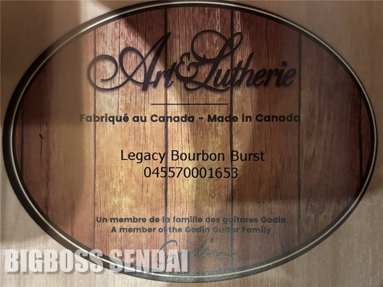 [BB仙台大決算]【即納可能/アウトレット】Art&Lutherie Legacy Bourbon Burst 仙台店