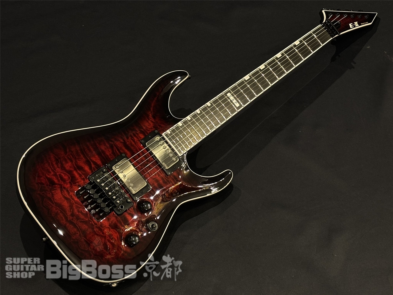 【即納可能】 E-II(イーツー) HORIZON FR-II / See Thru Black Cherry Sunburst 京都店