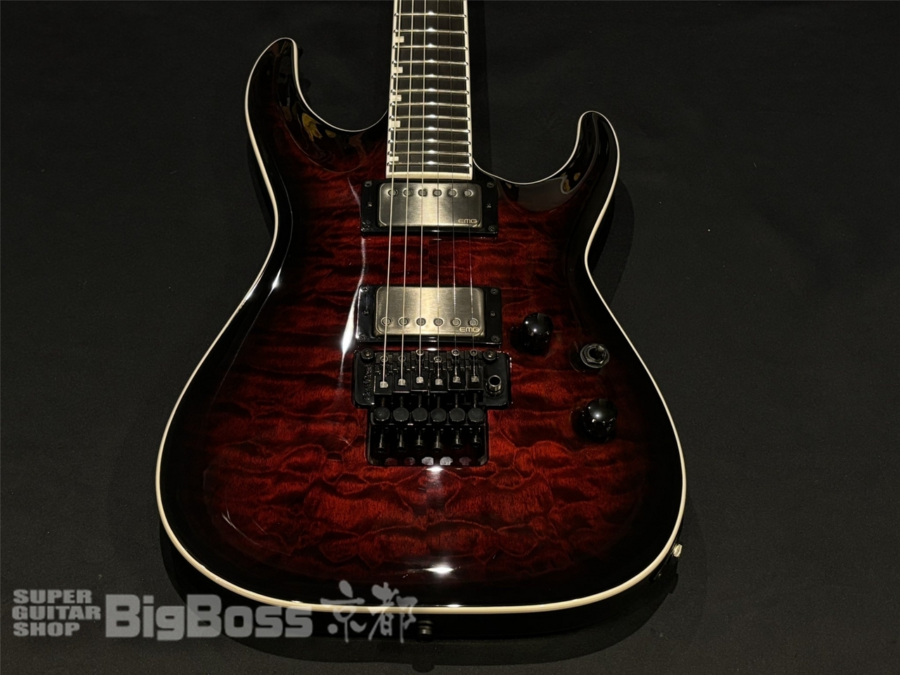 【即納可能】 E-II(イーツー) HORIZON FR-II / See Thru Black Cherry Sunburst 京都店