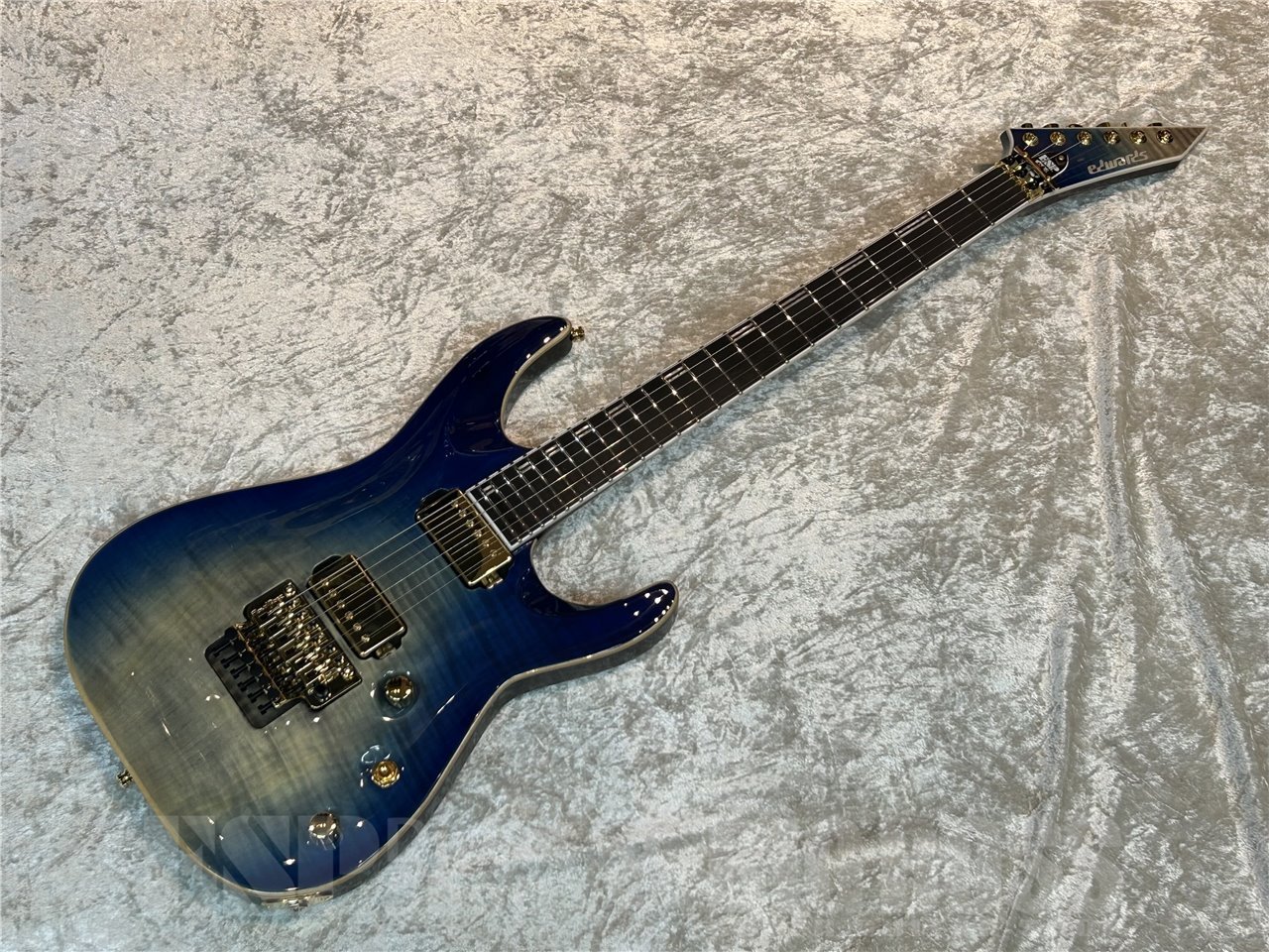 【即納可能】EDWARDS(エドワーズ) E-HORIZON-CTM 50TH (Black Aqua Burst C/ Black Pearl Back) 広島店