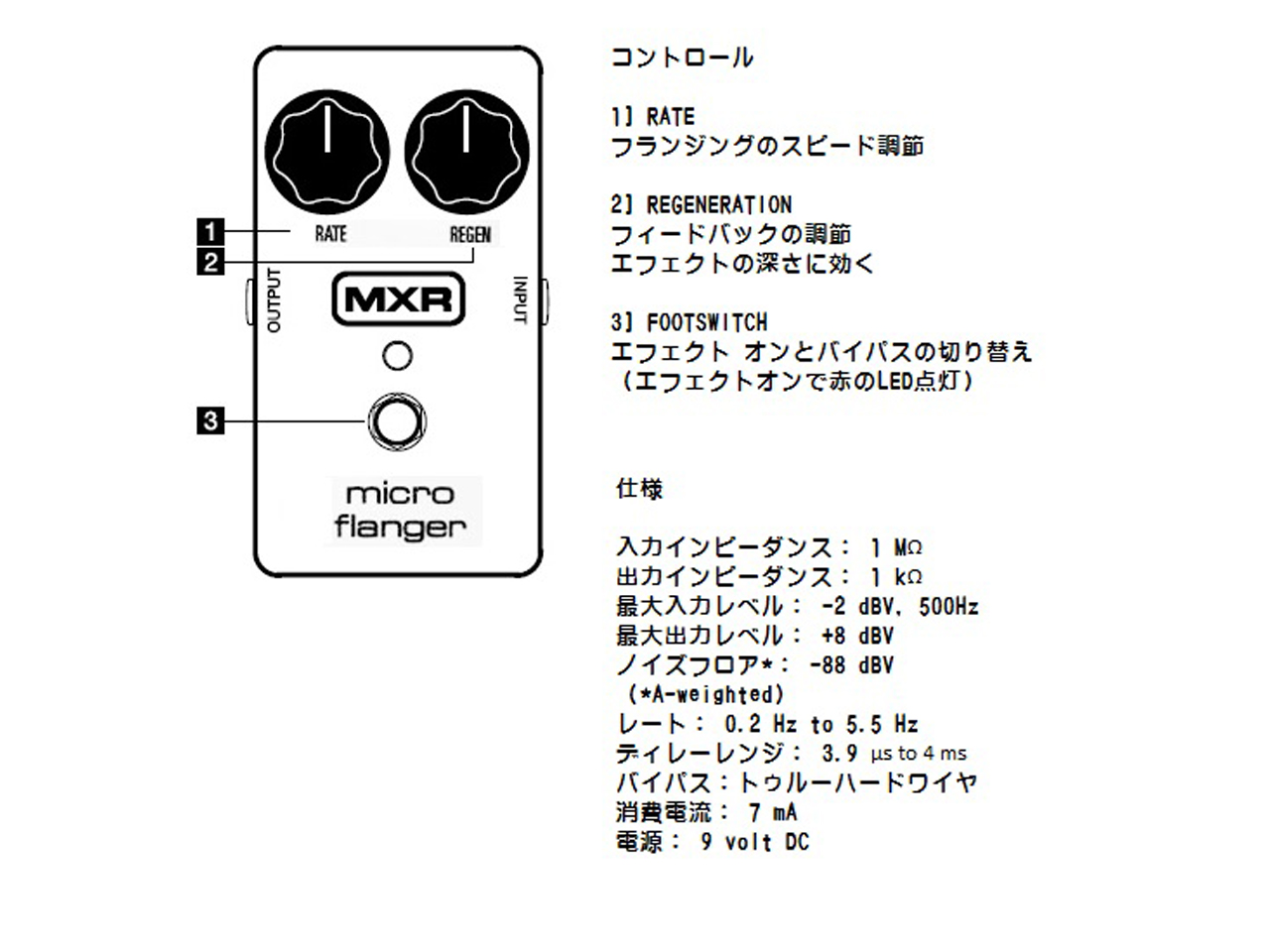 【お取寄せ商品】MXR(エムエックスアール) M152 Micro Flanger (フランジャー)