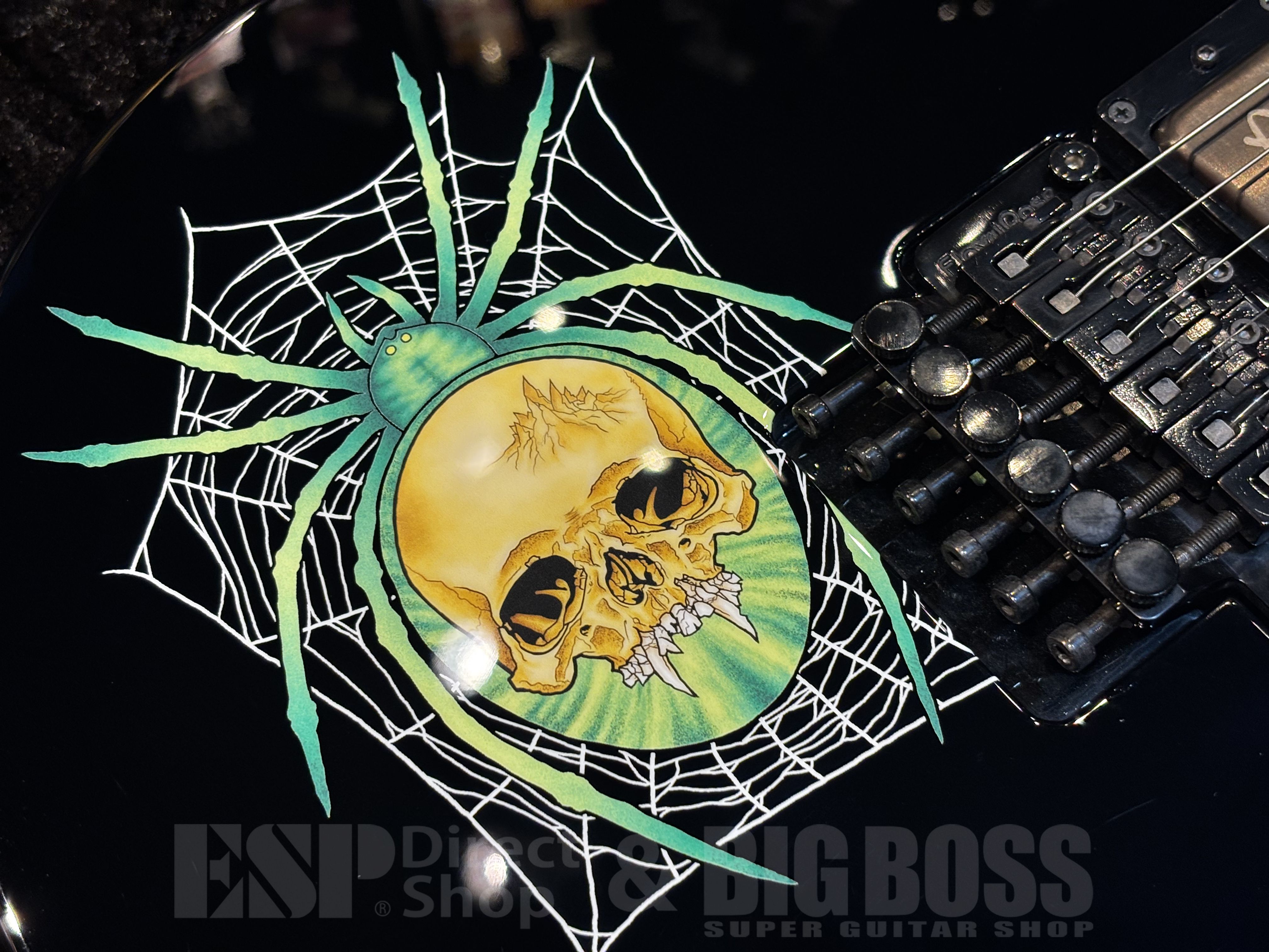 【中古】 ESP （イーエスピー） KH-3 SPIDER 30TH ANNIVERSARY EDITION【Black w/ Spider Graphic】【METALLICA Kirk Hammett Signature Model】 福岡店 - 11