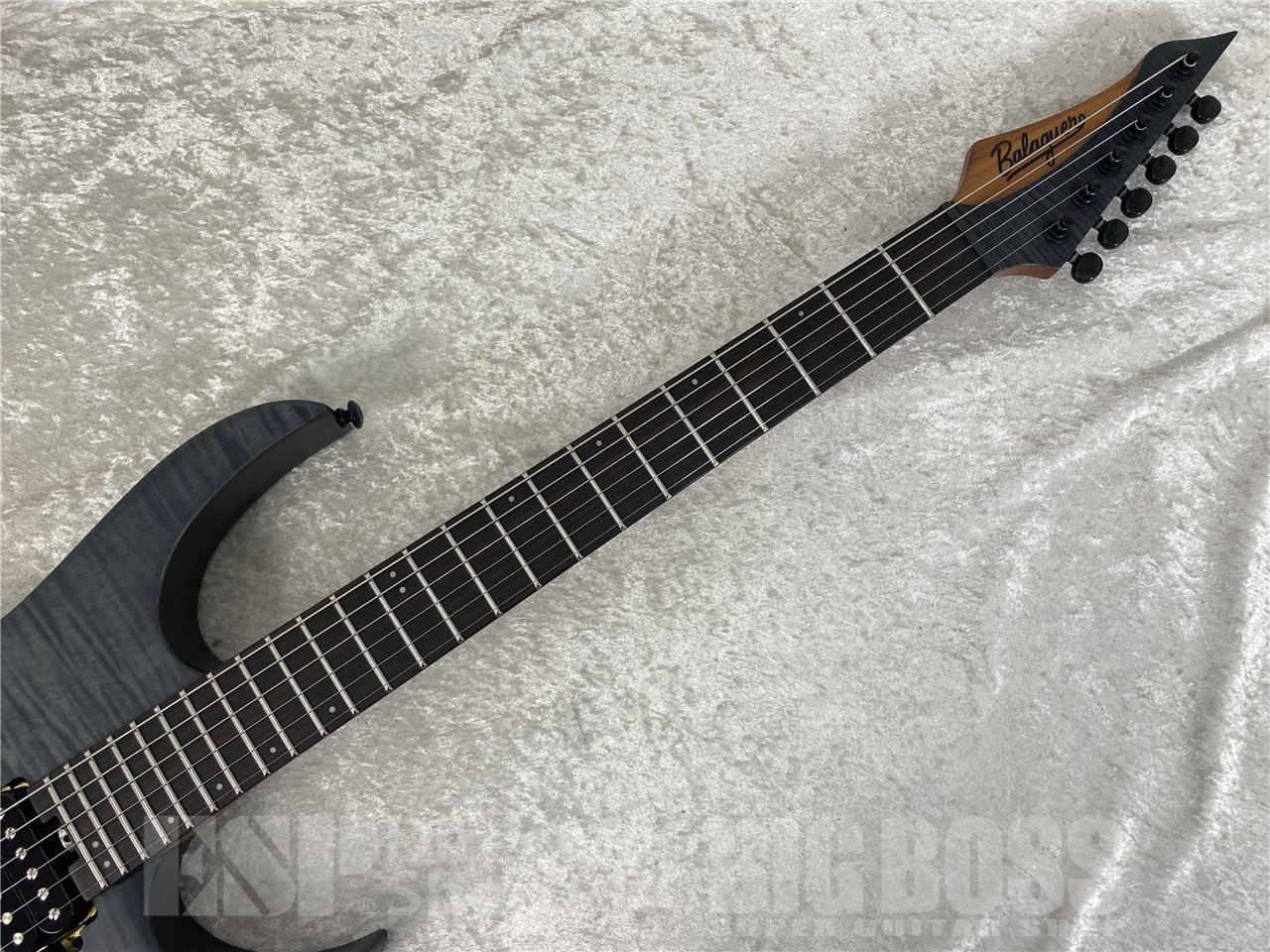 【即納可能】Balaguer Guitars (バラゲール・ギターズ) Diablo Standard with Hipshot Hardtail Bridge (Satin Trans Black) お茶お水駅前店(東京) - 6