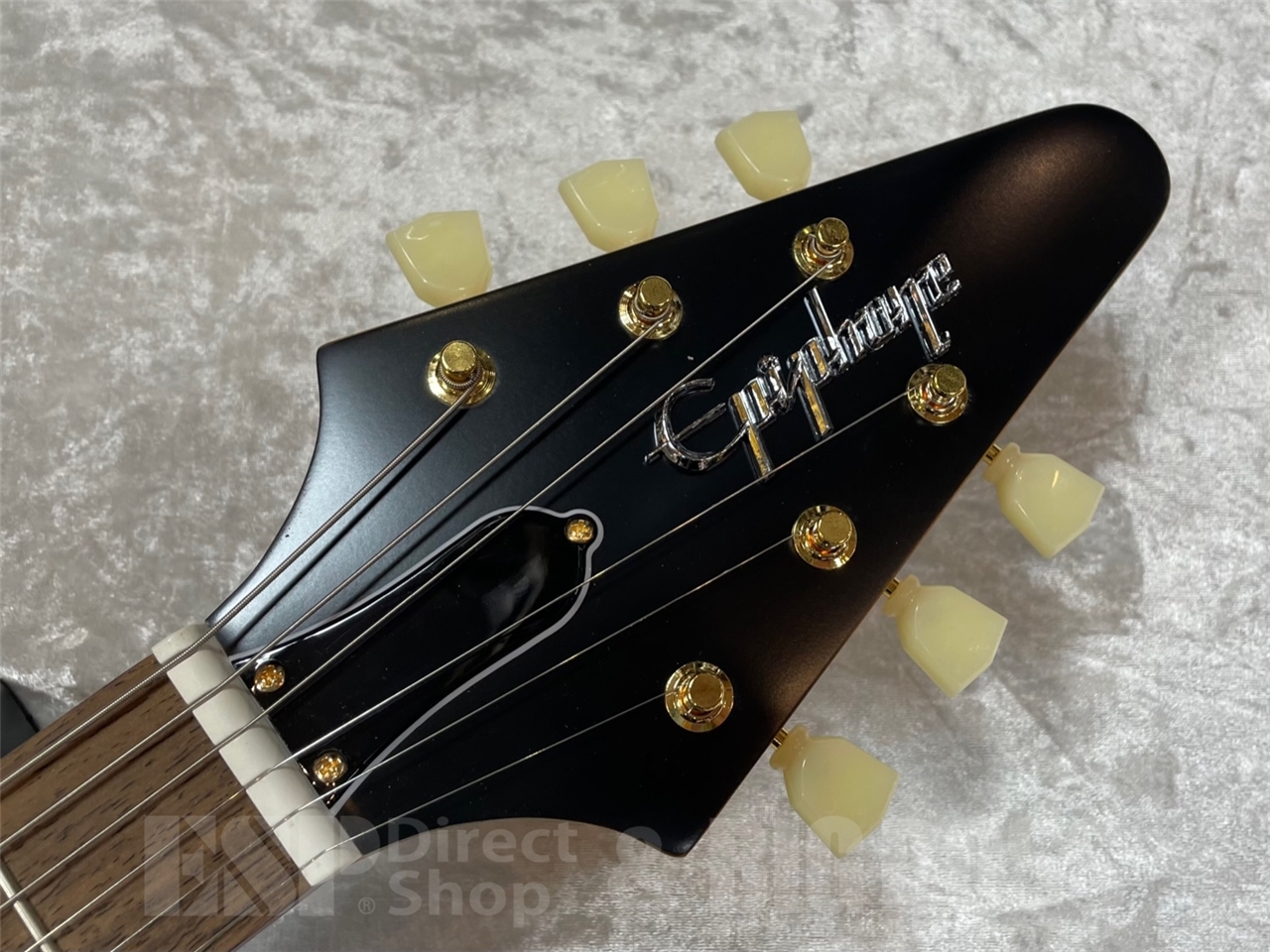 【即納可能】Epiphone 1958 Korina Flying V/Aged Natural/w White Pickguard   GWS - 4