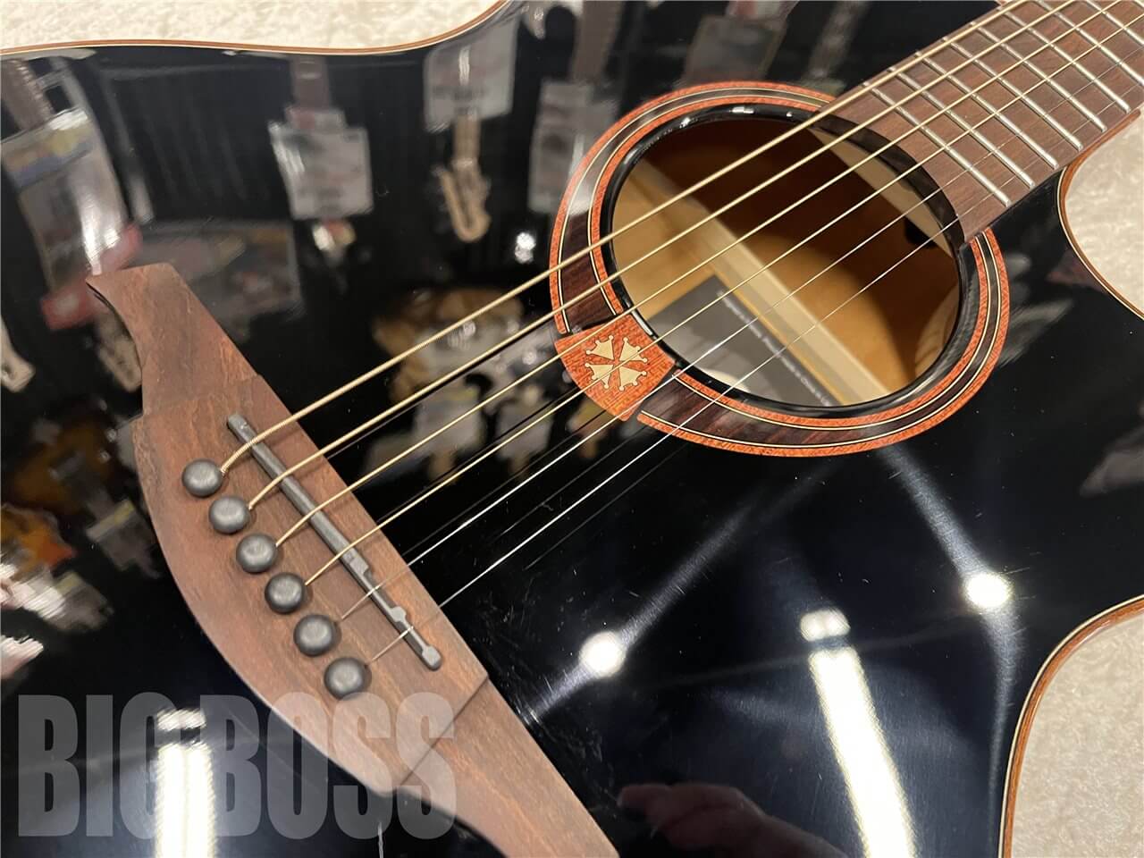 【即納可能】LAG Guitars（ラグギターズ）T118ACE（Black）　名古屋店