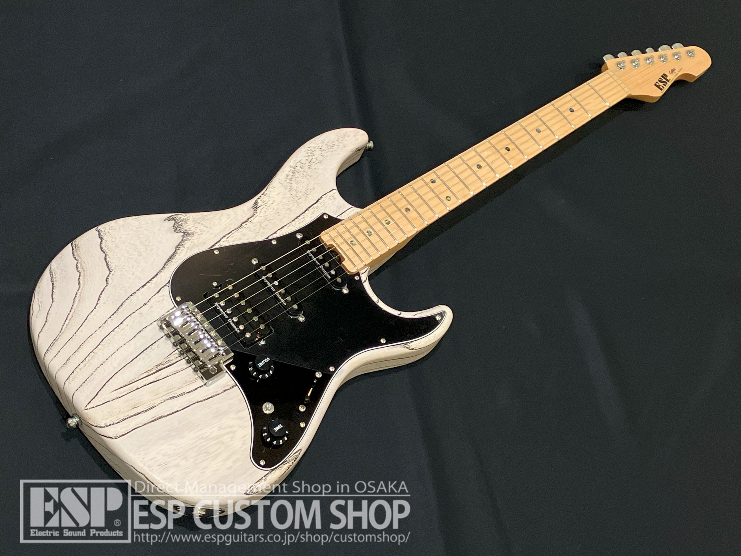 【即納可能】ESP(イーエスピー) SNAPPER-AS DRIFTWOOD SERIES / White w/Black Filler 大阪店