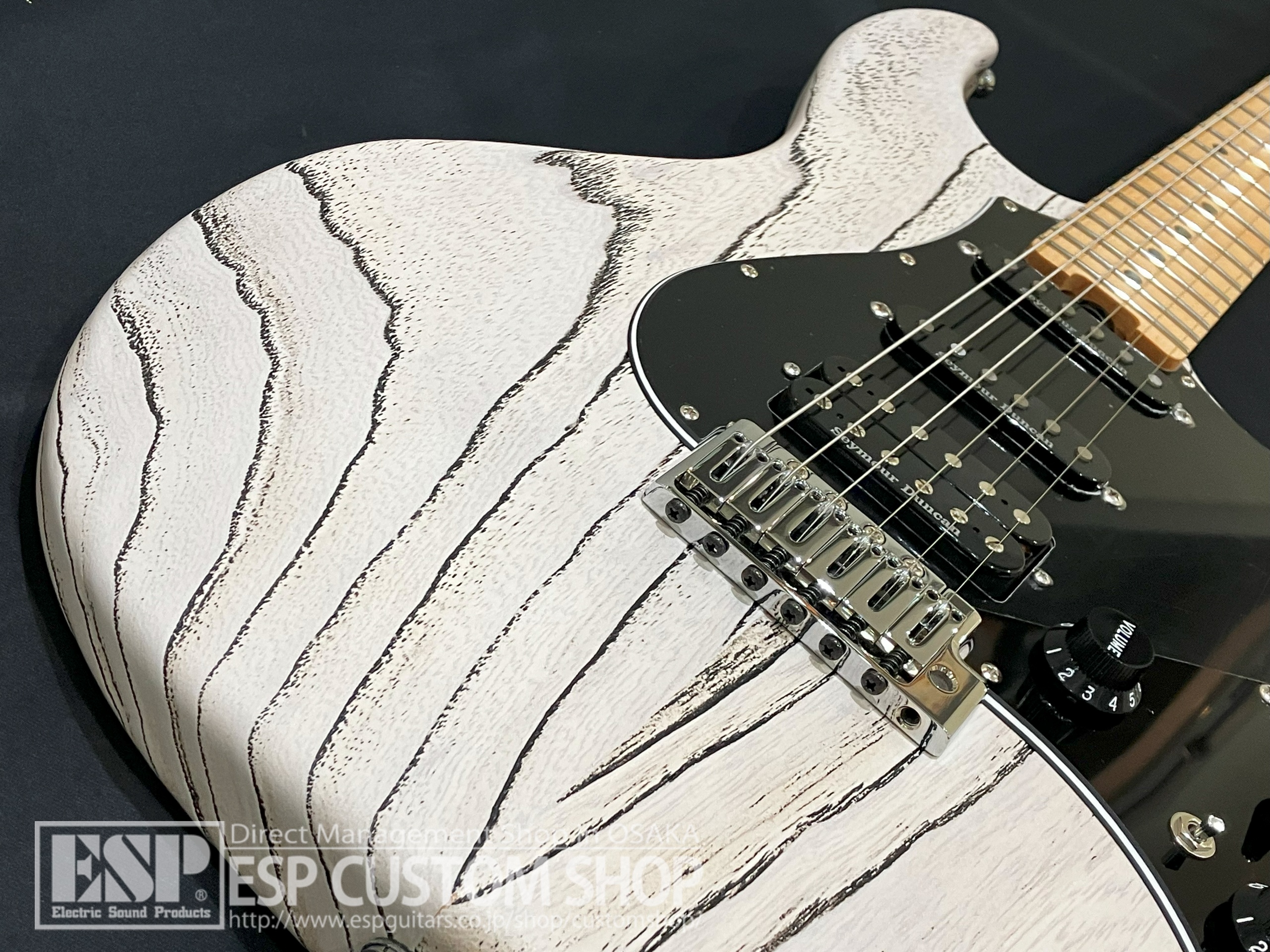 【即納可能】ESP(イーエスピー) SNAPPER-AS DRIFTWOOD SERIES / White w/Black Filler 大阪店