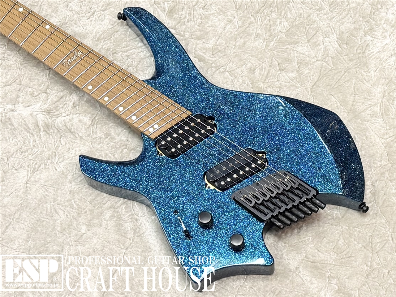 【USED/即納可能】Ormsby Guitars Goliath GTR Run 17 SPARKLE LEFT HAND 7st / Blue Sparkle　渋谷店 - 2
