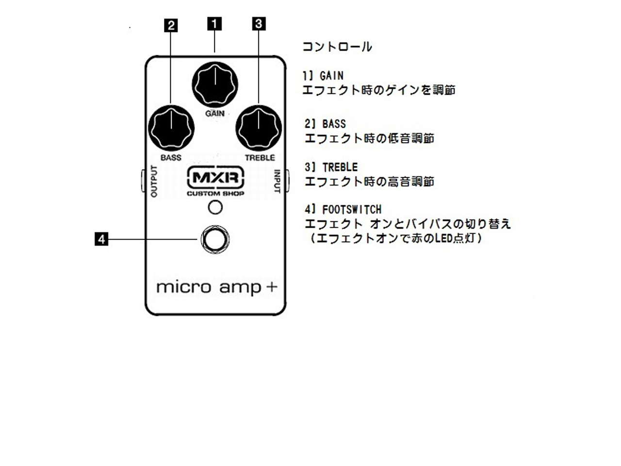 【お取寄せ商品】MXR(エムエックスアール)  M233 Micro Amp＋ (ブースター)