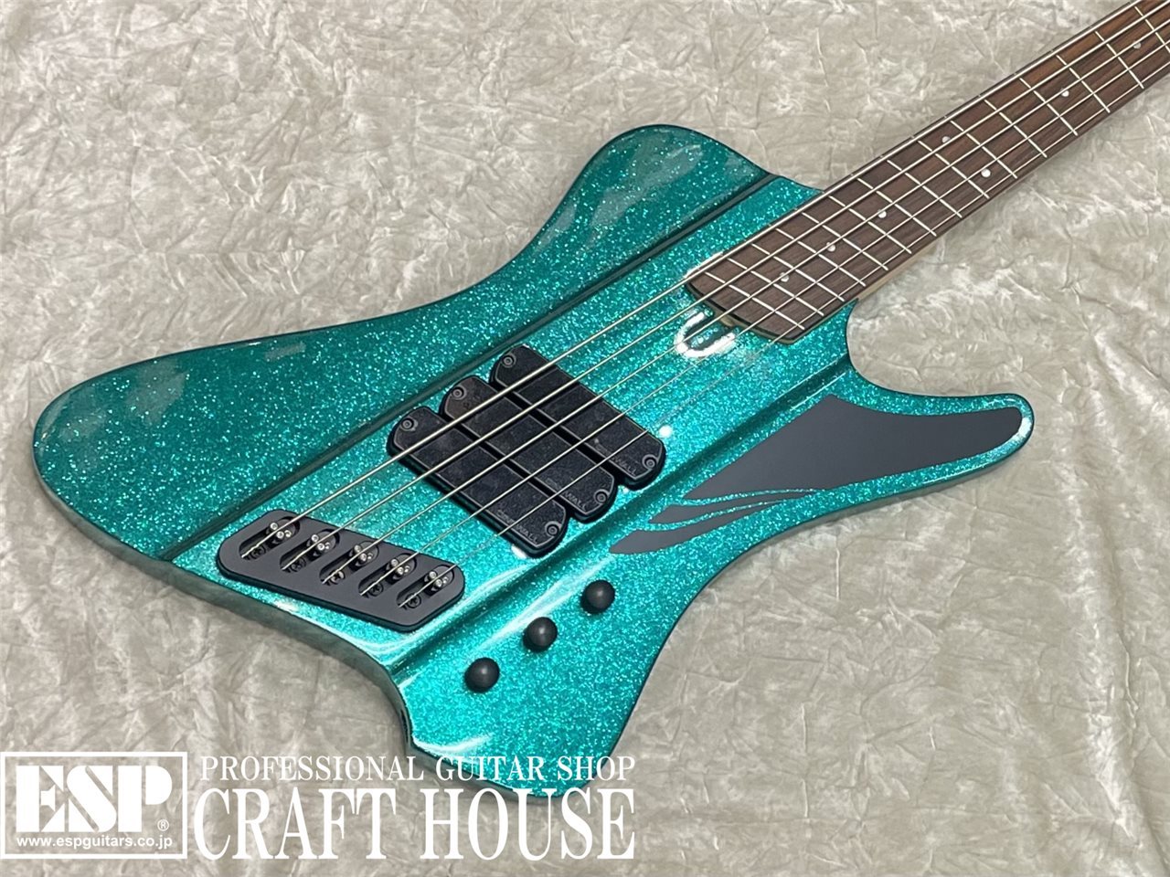 【即納可能】DINGWALL D-Roc Standard 5strings / Metalflake Aquamarine　渋谷店