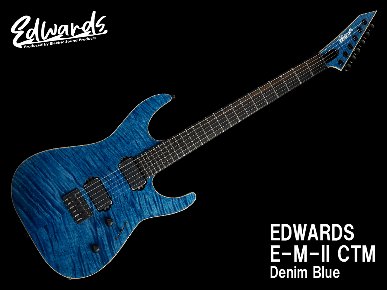 受注生産】EDWARDS(エドワーズ) E-M-II CTM / Denim Blue - 【ESP直営 ...