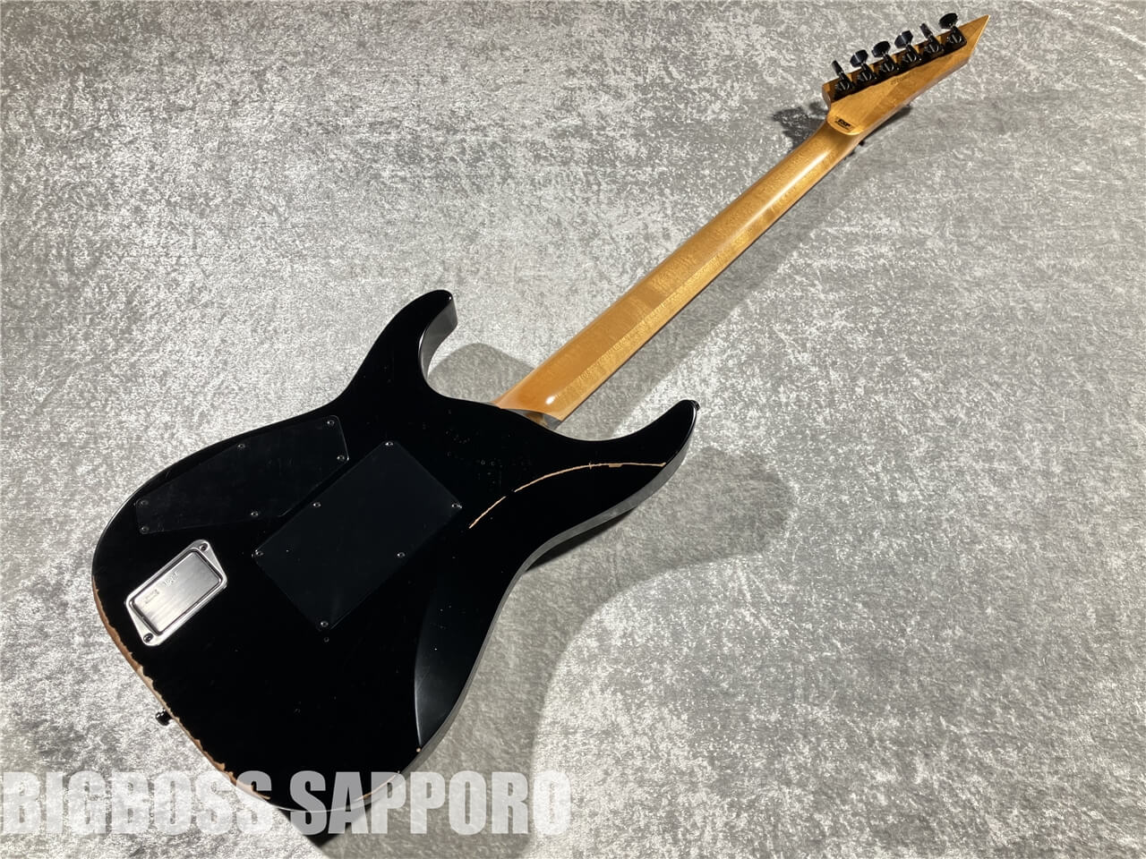 【即納可能】ESP(イ―エスピー) KH-2 Vintage Distressed Black with Sticker (METALLICA/Kirk Hammett Model) 札幌店