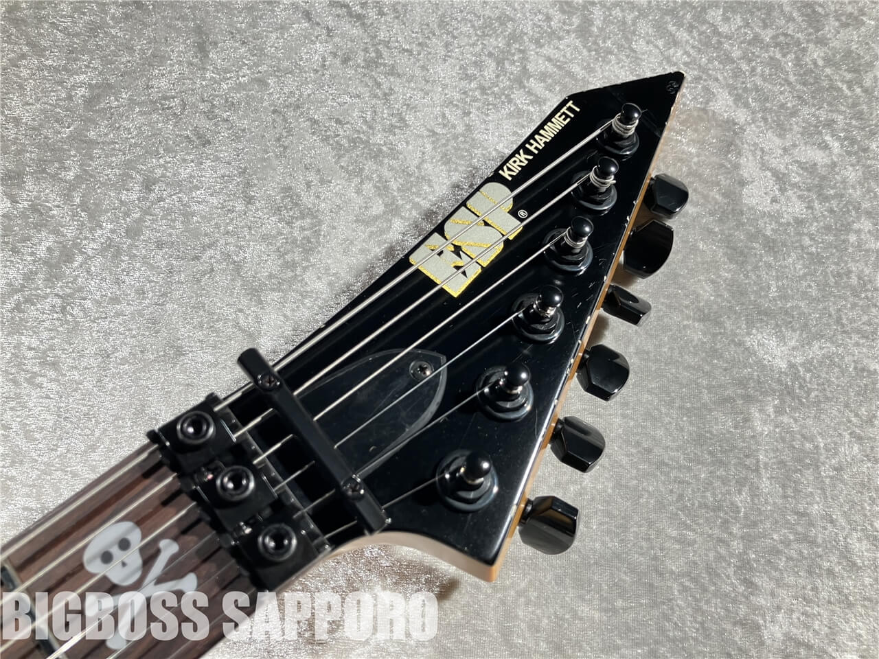 【即納可能】ESP(イ―エスピー) KH-2 Vintage Distressed Black with Sticker (METALLICA/Kirk Hammett Model) 札幌店