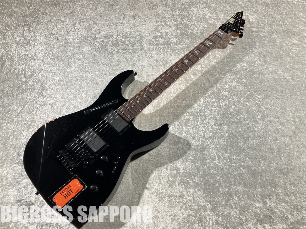 【即納可能】ESP(イ―エスピー) KH-2 Vintage Distressed Black with Sticker (METALLICA/Kirk Hammett Model) 札幌店