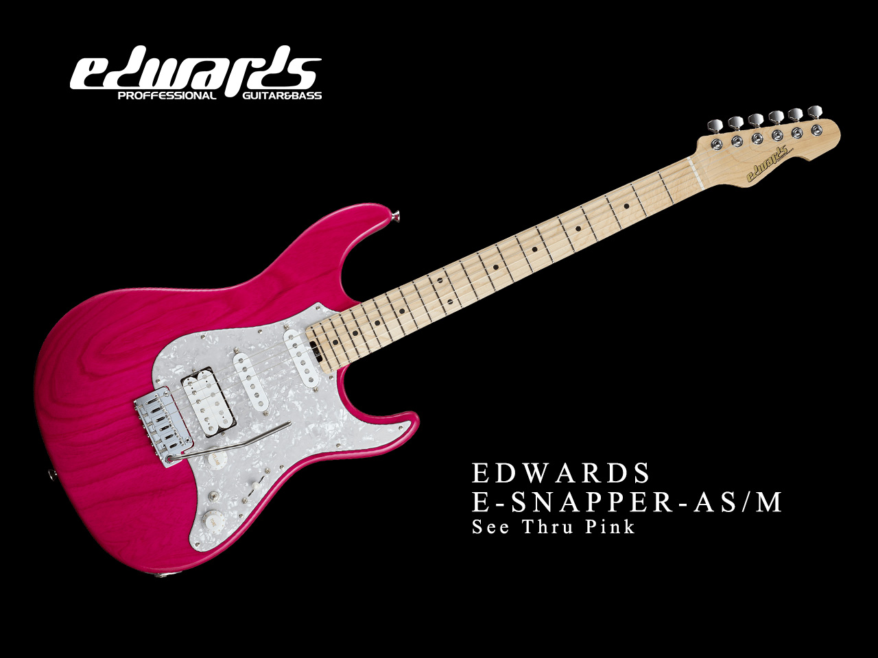 【受注生産】EDWARDS(エドワーズ) E-SNAPPER-AS/M See Thru Pink