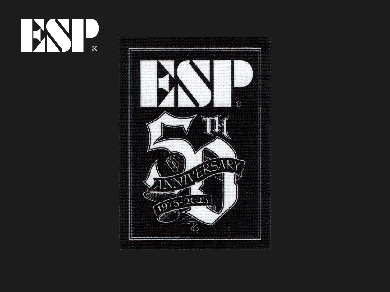 ESP(イーエスピー) TEXTILE STICKER 50th (ステッカー)