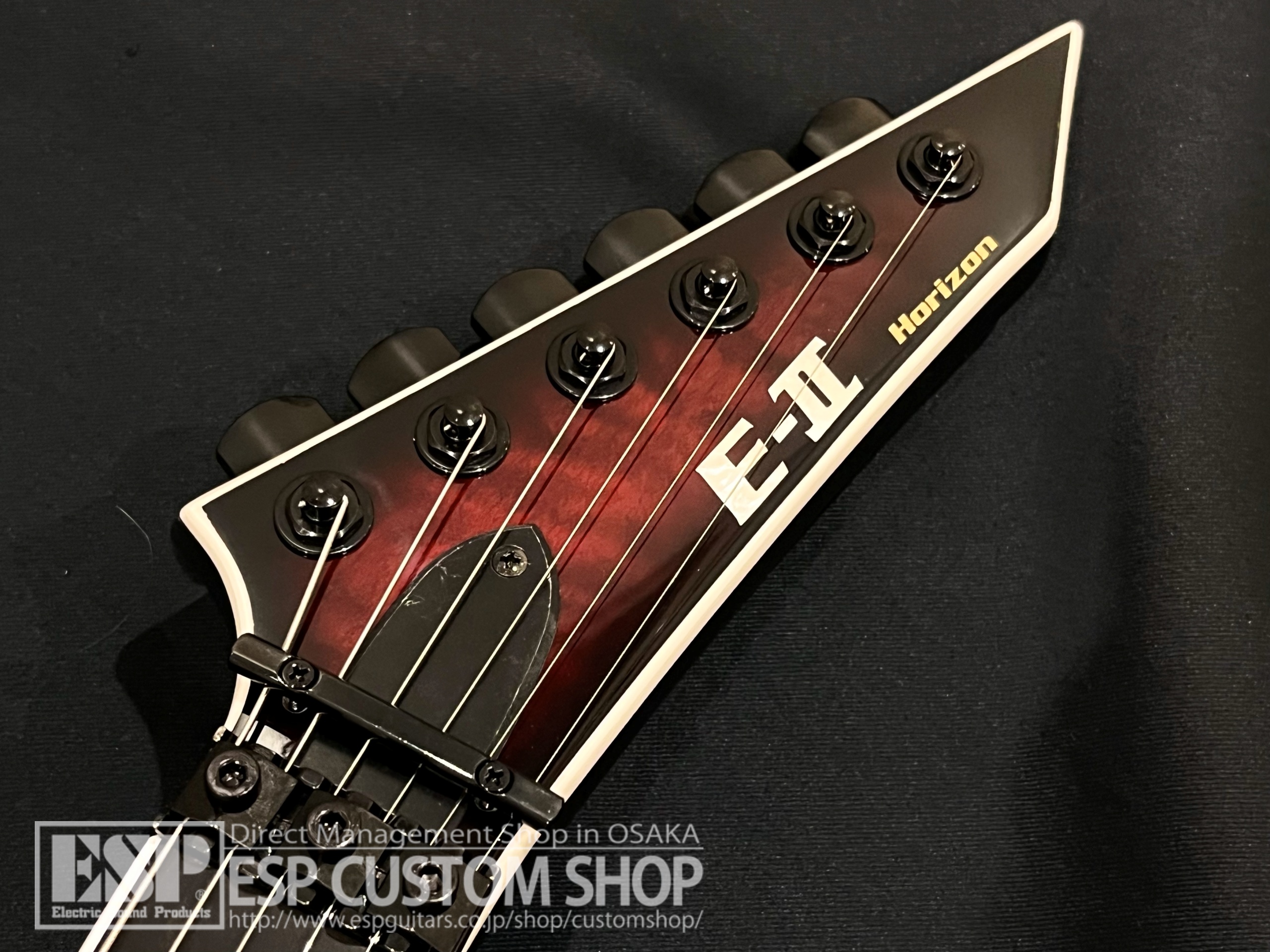 【即納可能】E-II(イーツー) HORIZON FR-II (ホライゾン) / See Thru Black Cherry Sunburst 大阪店