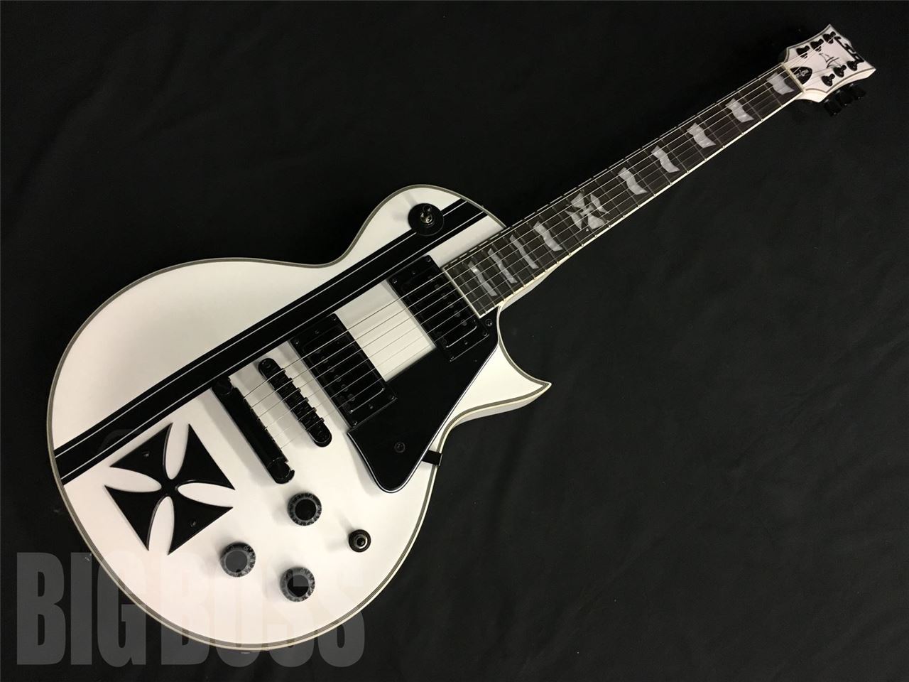 【お取寄せ商品】LTD(エルティーディー) IRON CROSS Snow White(METALLICA/James Hetfieldモデル)