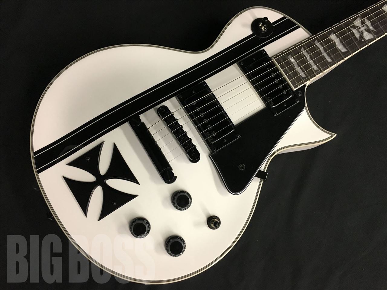 【お取寄せ商品】LTD(エルティーディー) IRON CROSS Snow White(METALLICA/James Hetfieldモデル) - 2