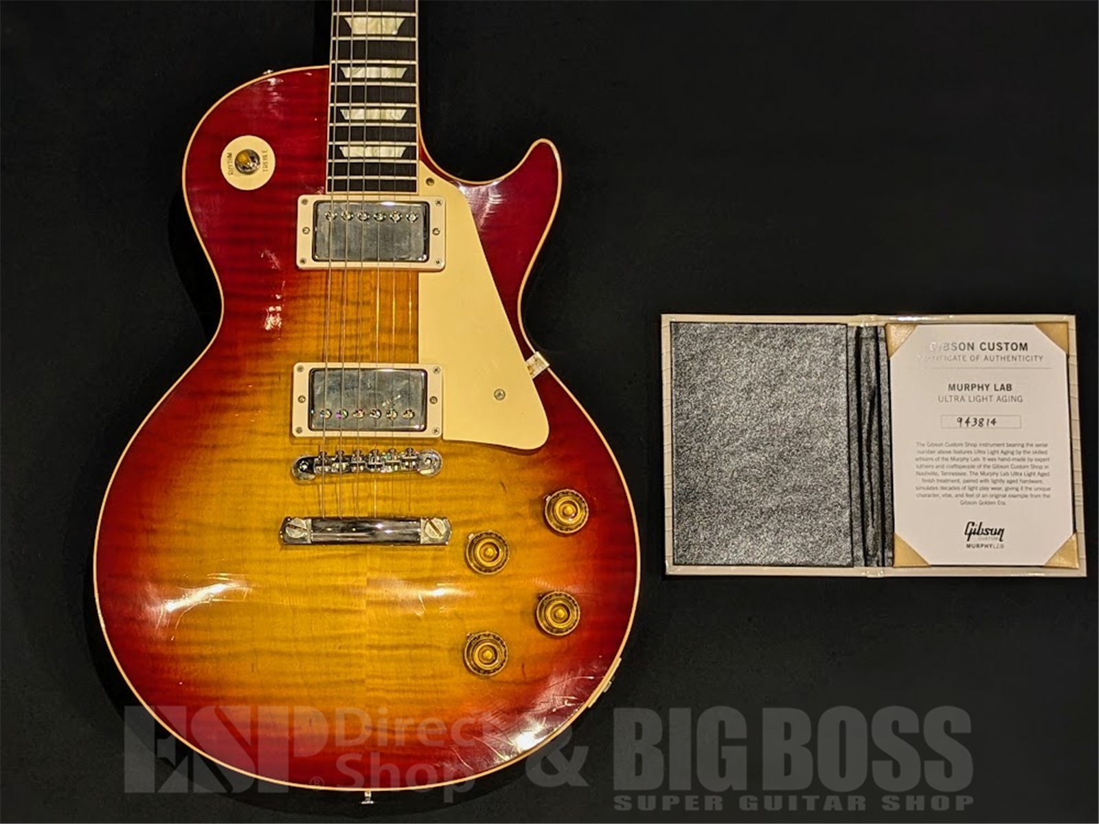 【USED/即納可能】Gibson(ギブソン) Murphy Lab 1959 Les Paul Standard Ultra Light Aged / Factory Burst 京都店