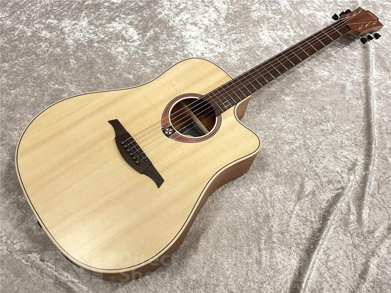 【即納可能】LAG Guitars（ラグギターズ）T70DCE（Natural）　名古屋店