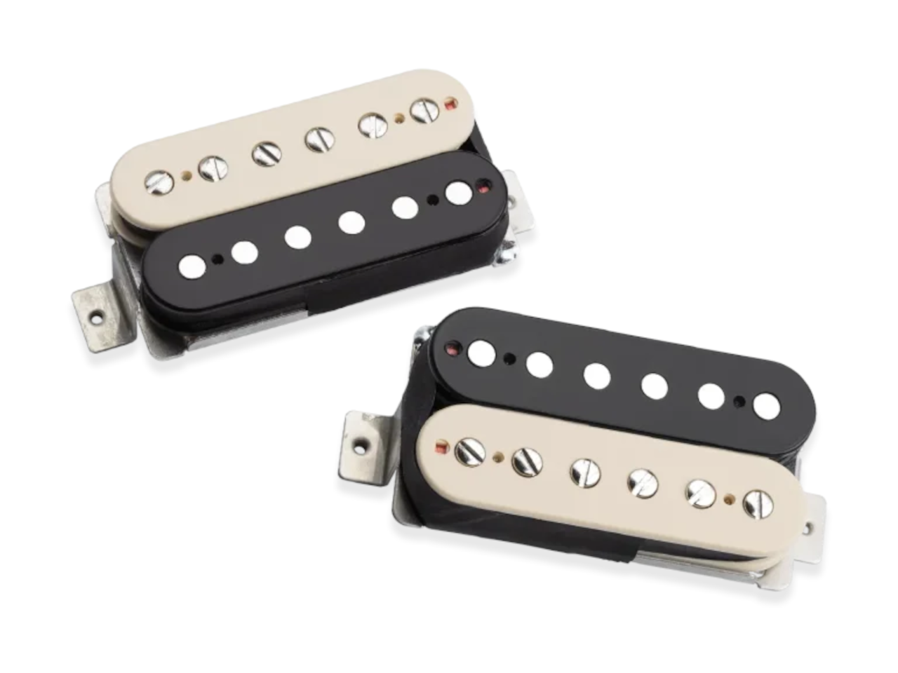 【受注生産】Seymour Duncan(セイモアダンカン) 50th Anniversary JB/Jazz Limited Edition Reverse Zebra(ハムバッカー用ピックアップ/リバースゼブラセット)