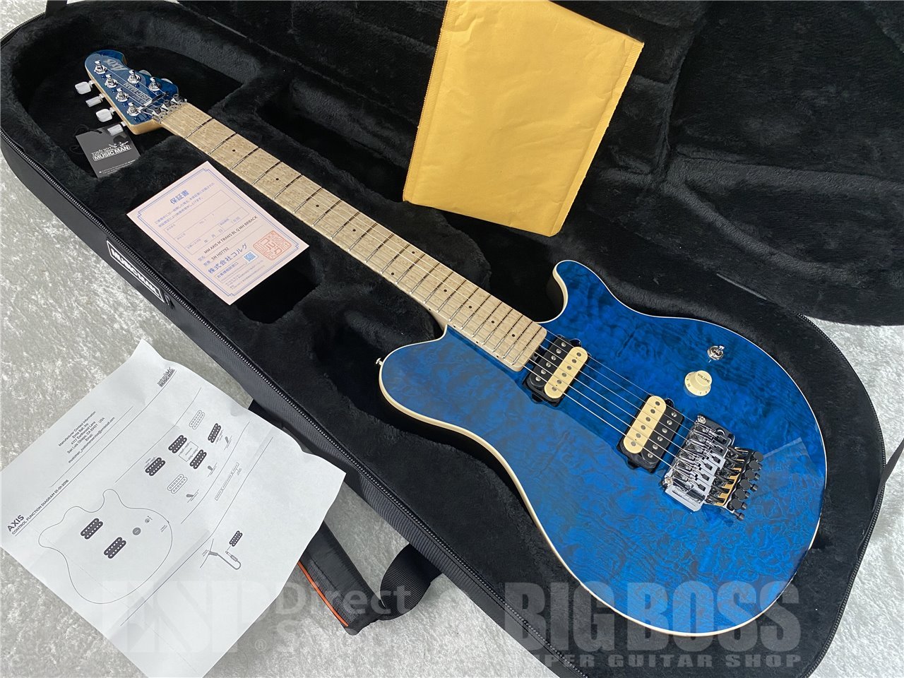 【即納可能】MUSIC MAN(ミュージックマン) KID Limited AXIS TRANS BLUE Quilt Top MH Brown Back お茶の水駅前店(東京) - 11