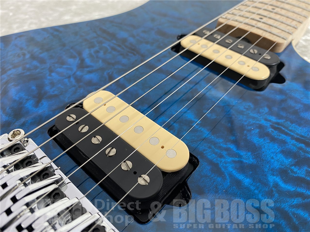 【即納可能】MUSIC MAN(ミュージックマン) KID Limited AXIS TRANS BLUE Quilt Top MH Brown Back お茶の水駅前店(東京) - 7
