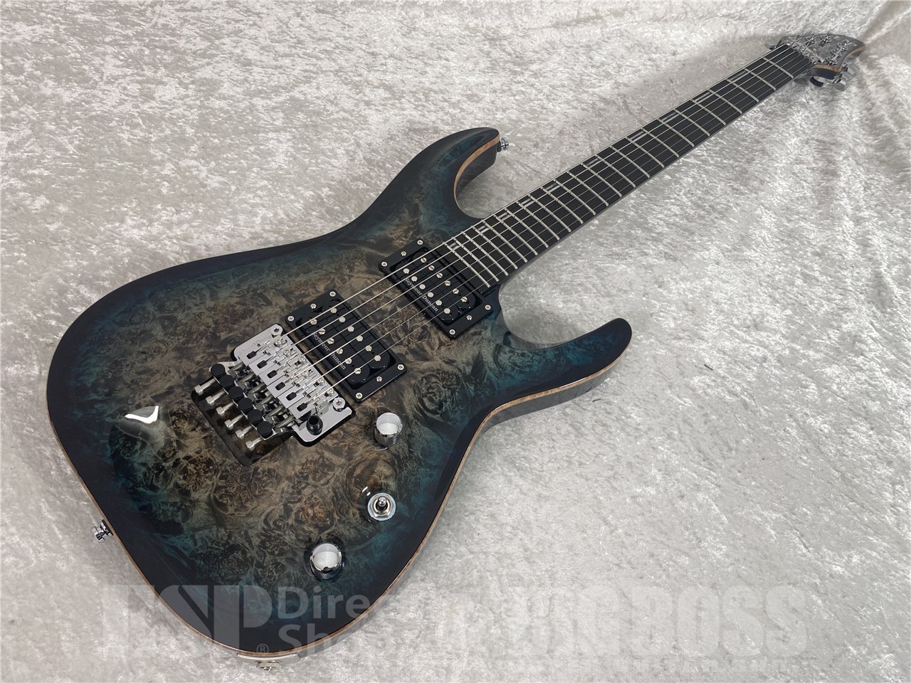 【受注生産】ESP(イーエスピー) HORIZON-CTM FR Burled Maple (Reptile Blue Burst)