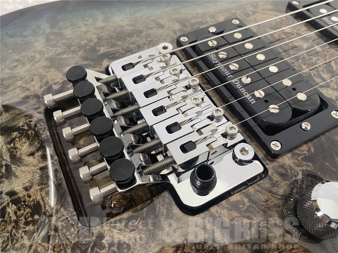 【受注生産】ESP(イーエスピー) HORIZON-CTM FR Burled Maple (Reptile Blue Burst) - 5