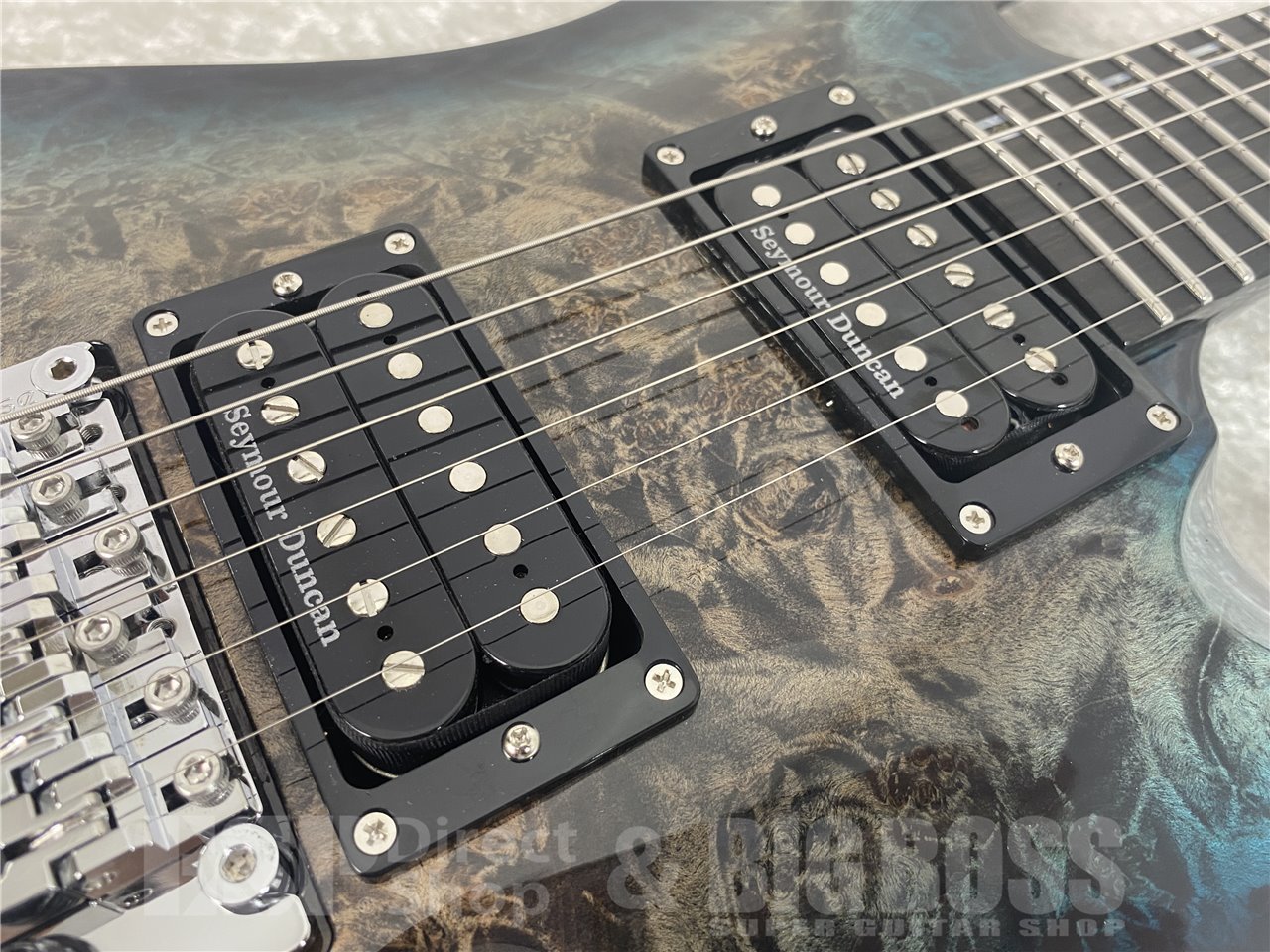 【受注生産】ESP(イーエスピー) HORIZON-CTM FR Burled Maple (Reptile Blue Burst) - 6