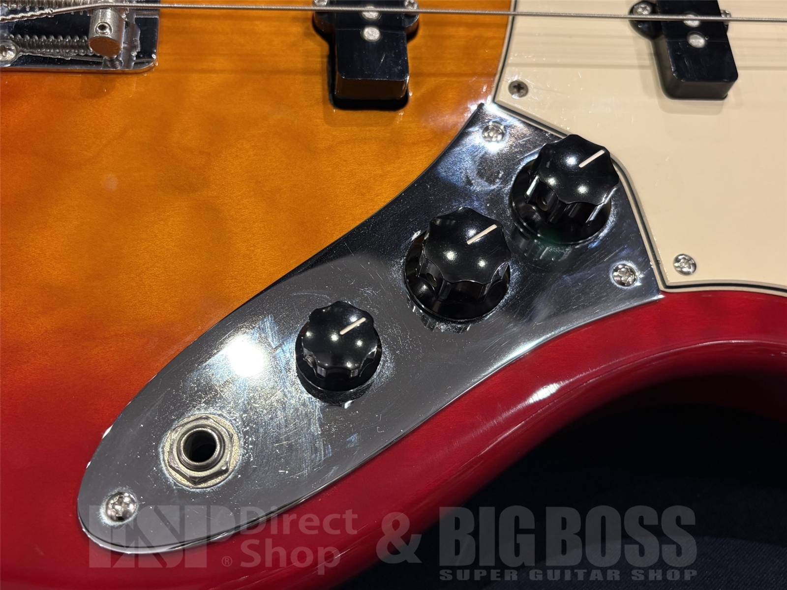 【USED/即納可能】Fender Mexico(フェンダーメキシコ)SPECIAL EDITION Jazz Bass Quilt 2002 / Cherry Sunburst 京都店 - 3