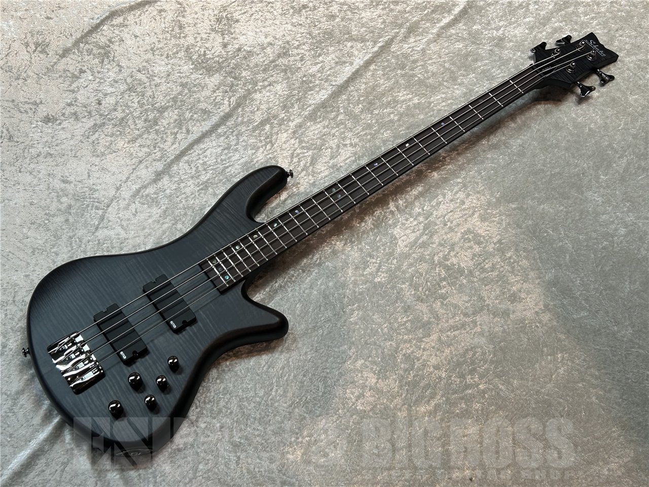 【即納可能】SCHECTER(シェクター) AD-SL-ST4 (See thru Black Satin) 広島店